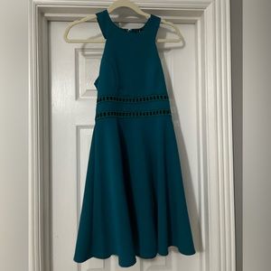 Blue Dress With Cutouts